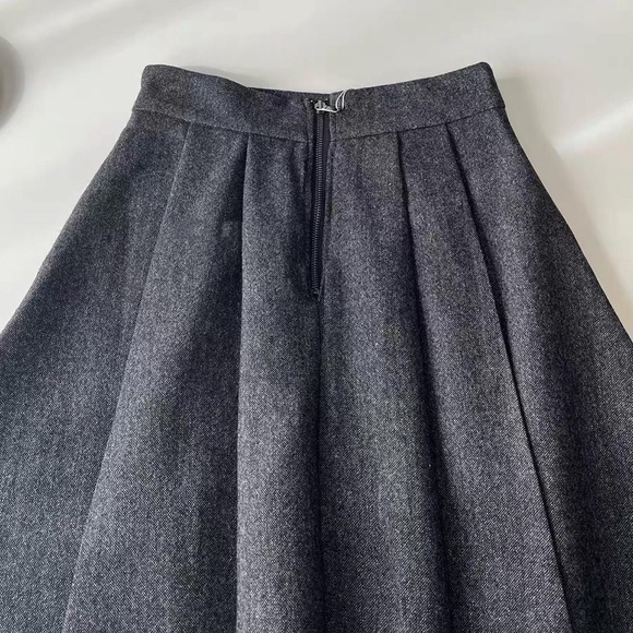 ZARA WOOL BLEND MIDI SKIRT ZW COLLECTION - Picture 16 of 16
